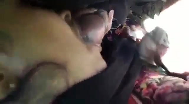 Beautiful girl giving blowjob outdoor when they gone for jungle trip