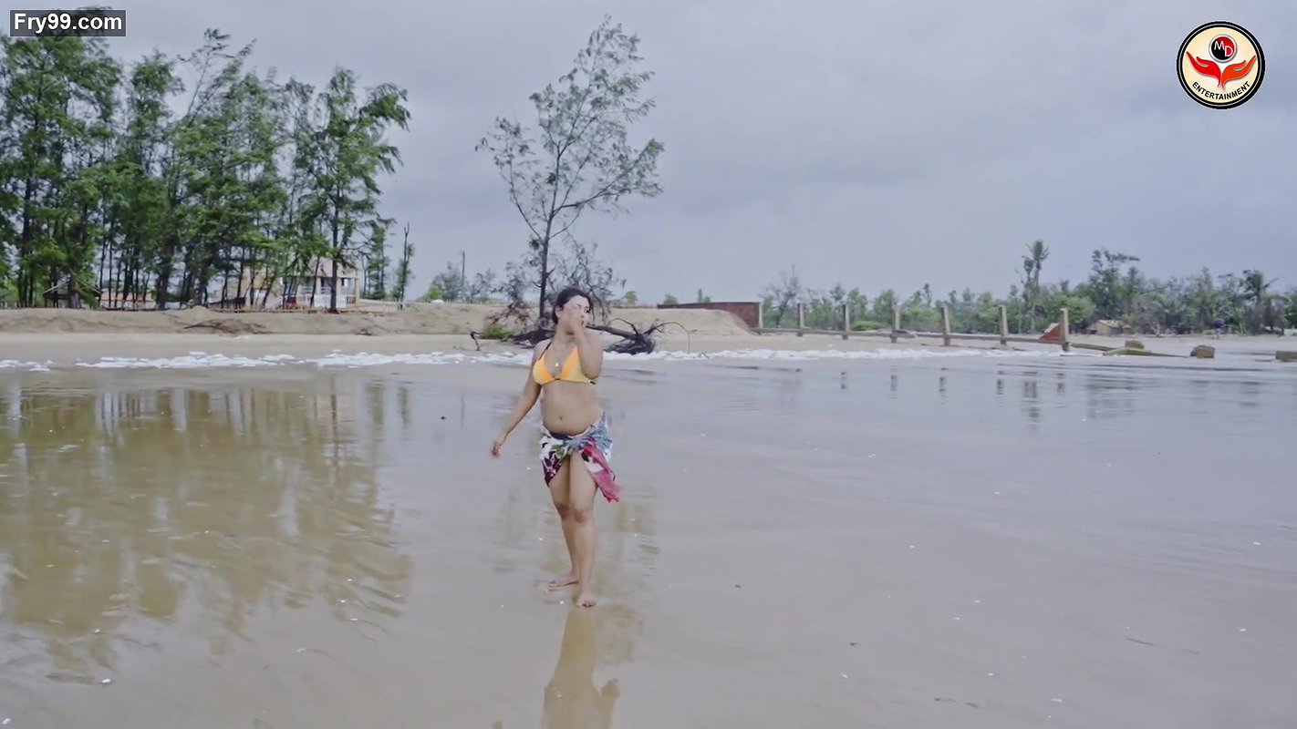 Jhilik Roy in Bikini on Mandarmani Beach
