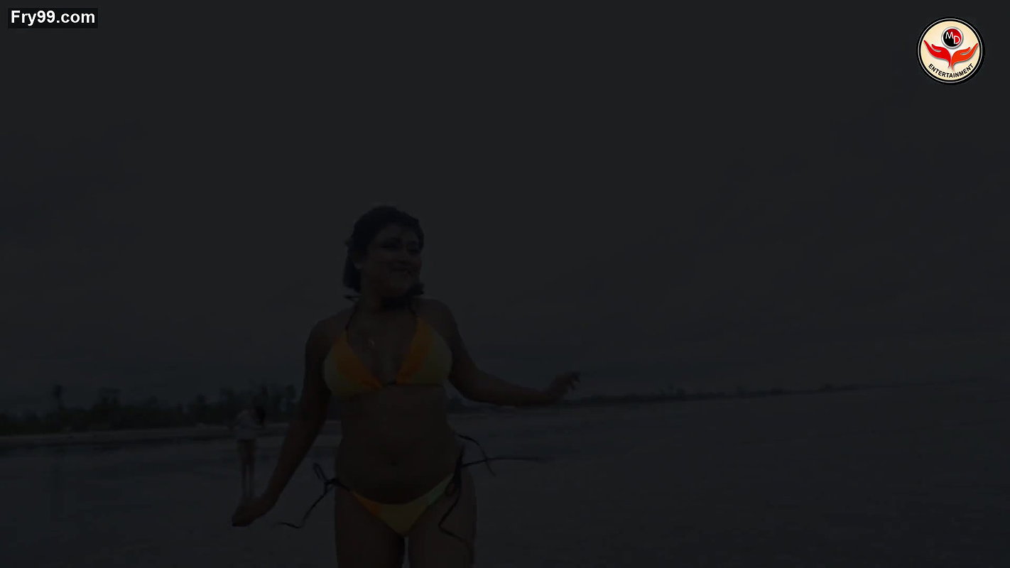 Jhilik Roy in Bikini on Mandarmani Beach