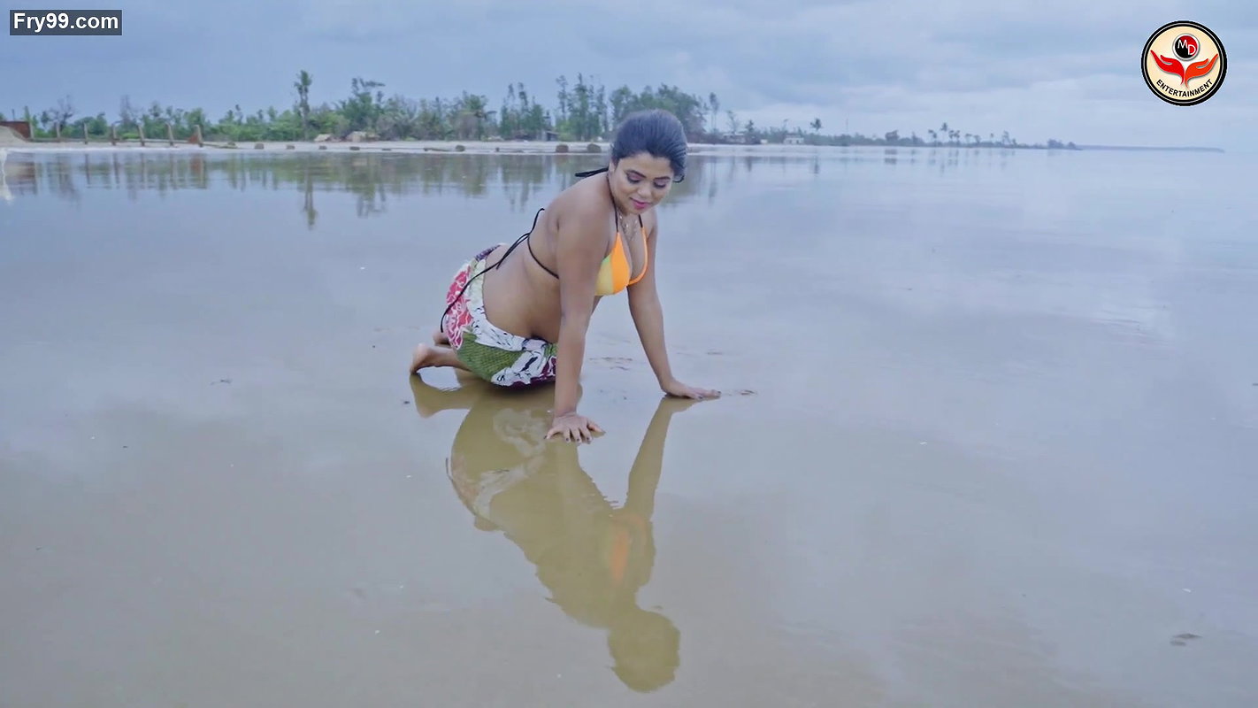 Jhilik Roy in Bikini on Mandarmani Beach