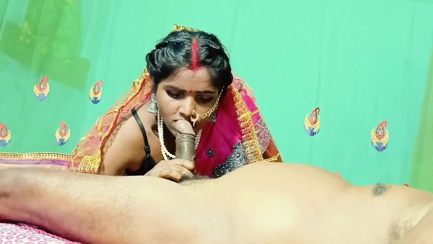 Indian Village Husband N Wife Nude First Night Sex Blowjob Her Nice Face Desi Wife