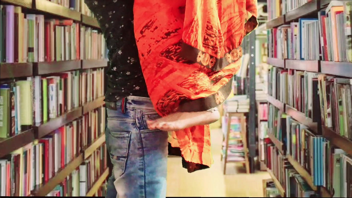 Book library in Indian aunty