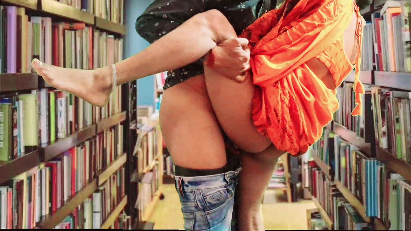 Book library in Indian aunty