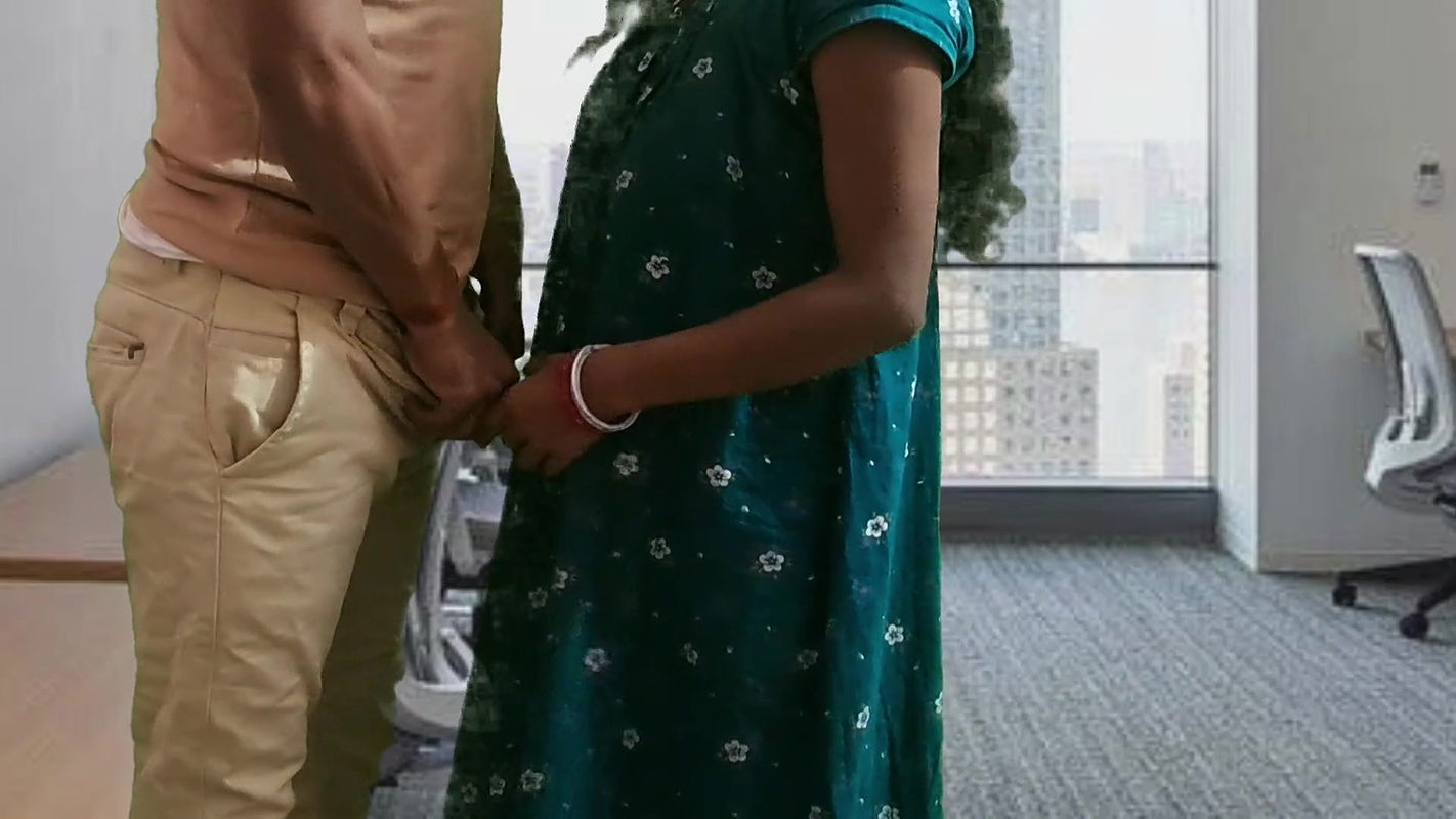 Indian maid on office