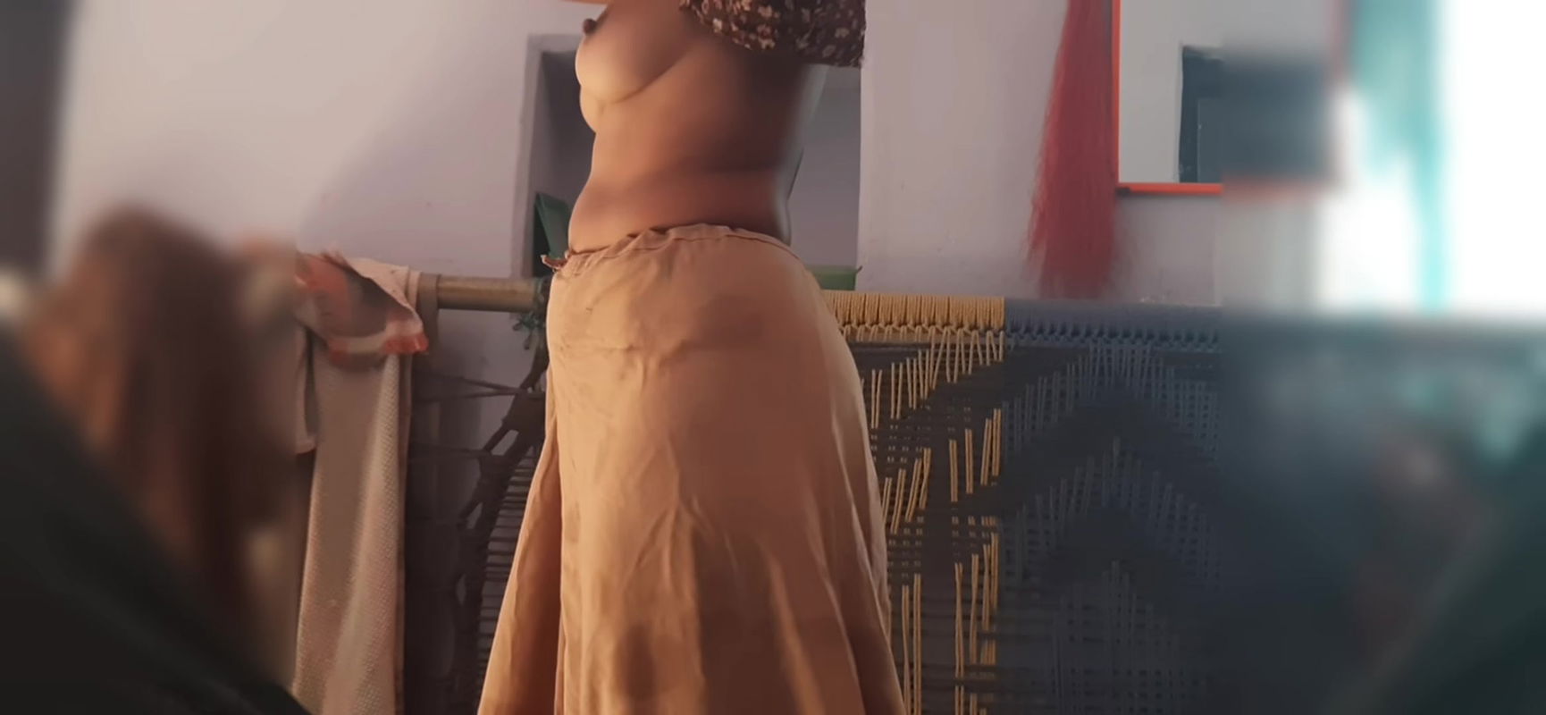 Very hot beautiful sister-in-law unzipping homemade clothes and fingering her pussy in front of the village desi beautiful sister-in-law brother-in-law