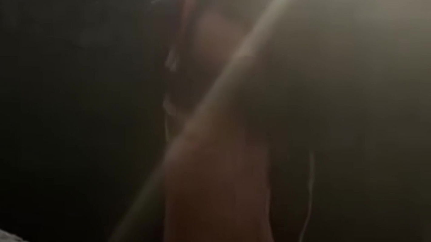 Village Girlfriend Kissing outdoor Water Recharge in used home