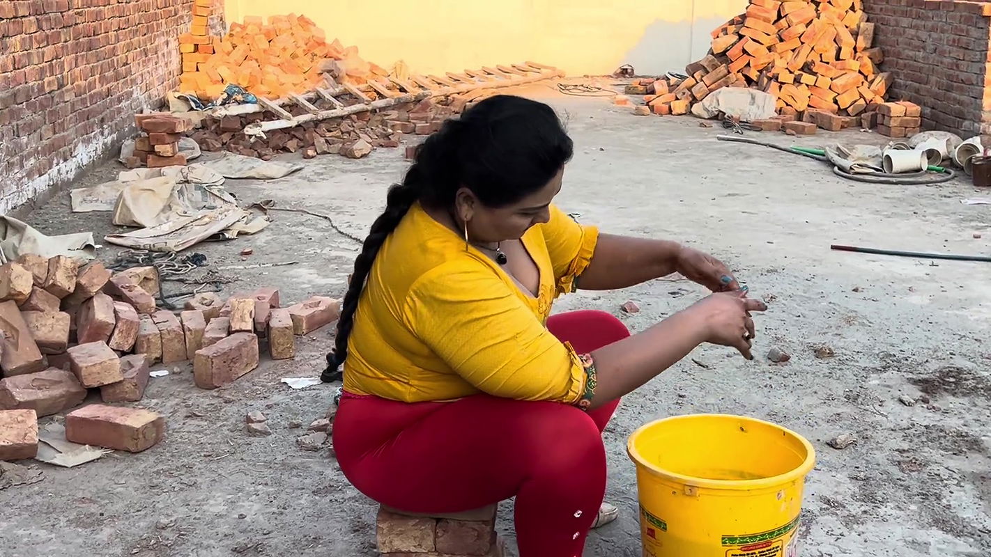 Pakistani Desi Aunty Daily Routine Work Village Woman Work Pakistan Village Life New Hot Vlog