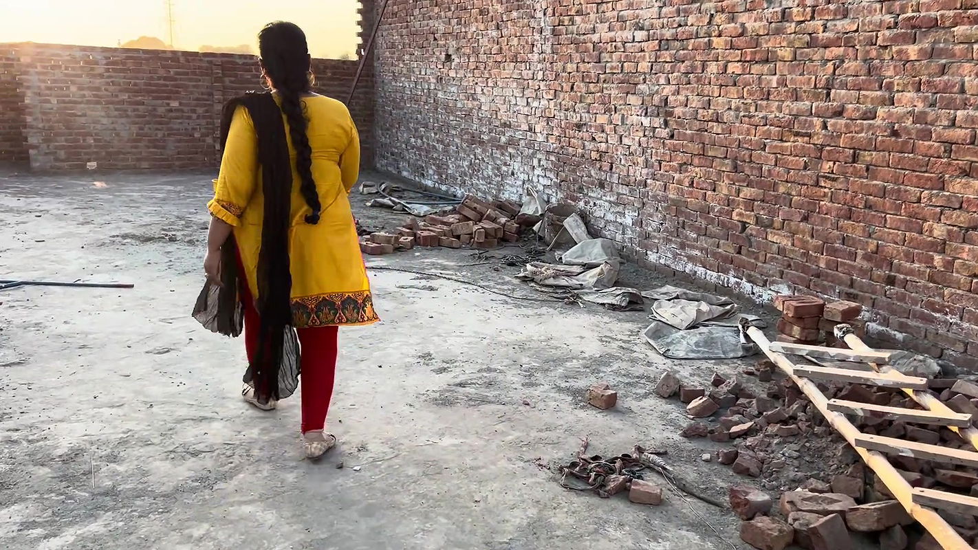 Beautiful Pakistani Housewife Hot Vlog Desi Life Style Village Woman Daily routine Cleaning