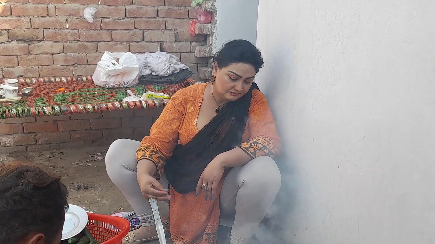 Pakistani Housewife Daily Routine Village Morning Routine Desi Aunty Hot Vlog Village Food