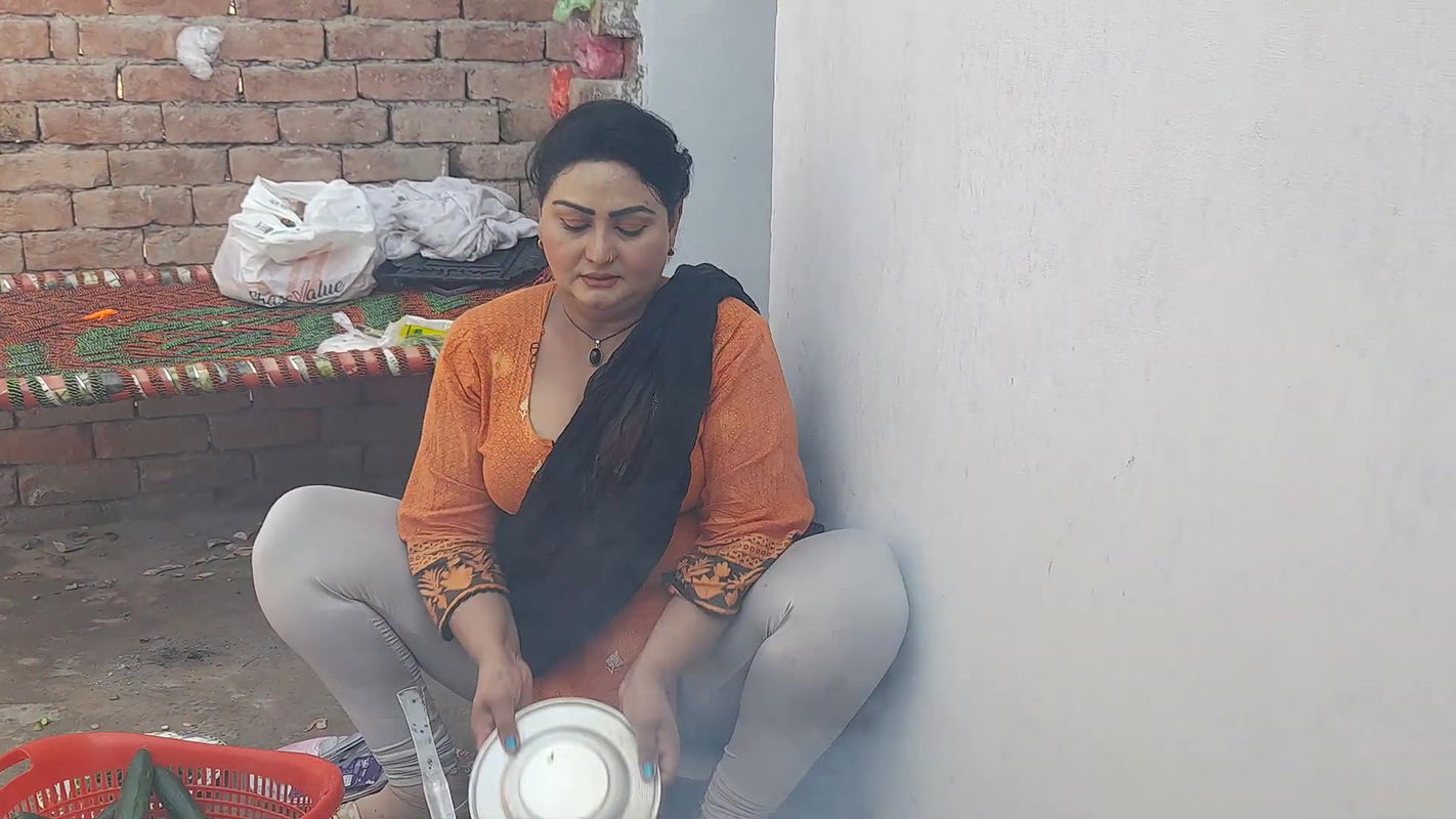 Pakistani Housewife Daily Routine Village Morning Routine Desi Aunty Hot Vlog Village Food