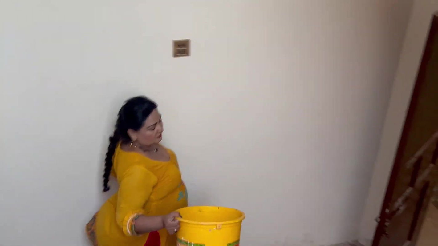 Pakistani Desi Housewife Cleaning Vlog Village Woman Work Desi Aunty Hot Vlog Pak Family Vlog