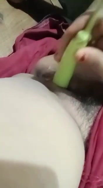 Unsatisfied bhabhi masturbating by vegetables