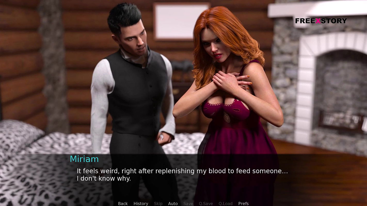 42 – Dusklight Manor – John Having Threesome Sex with 2 Vampires  Nurse Cora & Miriam