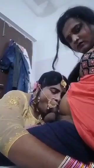 2 desi shemales enjoying