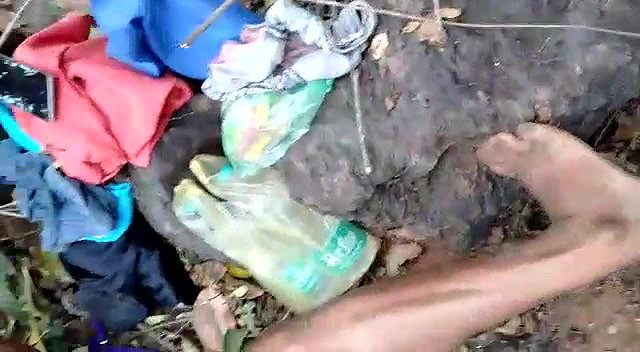 Desi lover caught outdoor