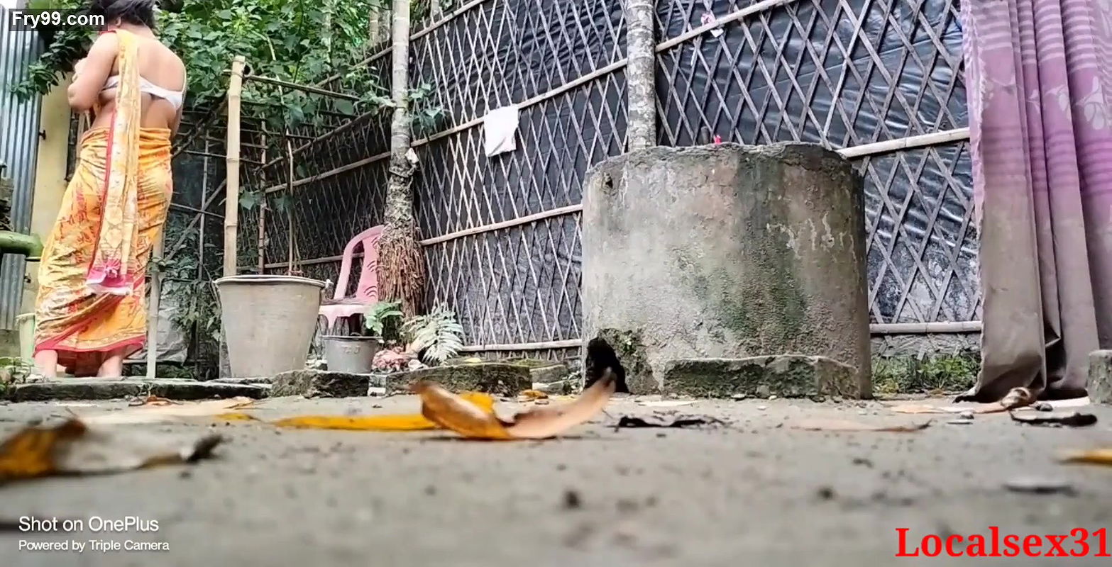 Desi village view nude bath