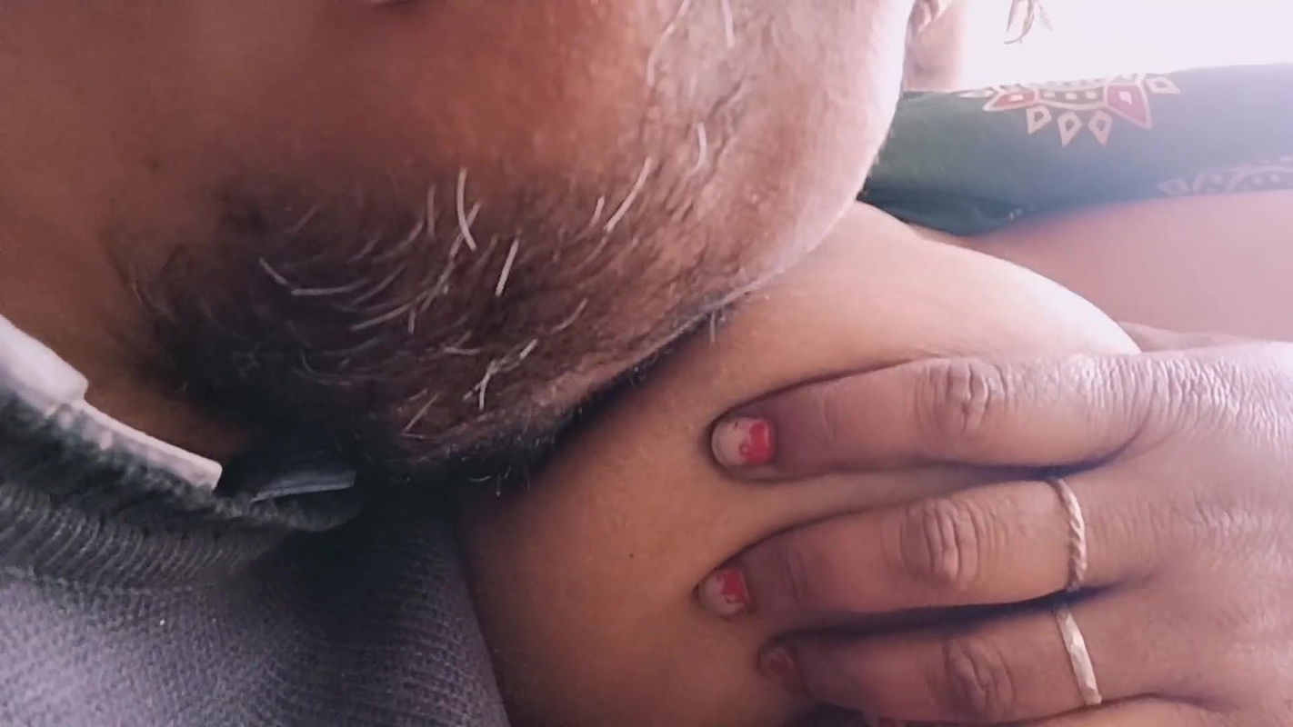 Desi Indian Marathi Pooja feeds her student with her big tits