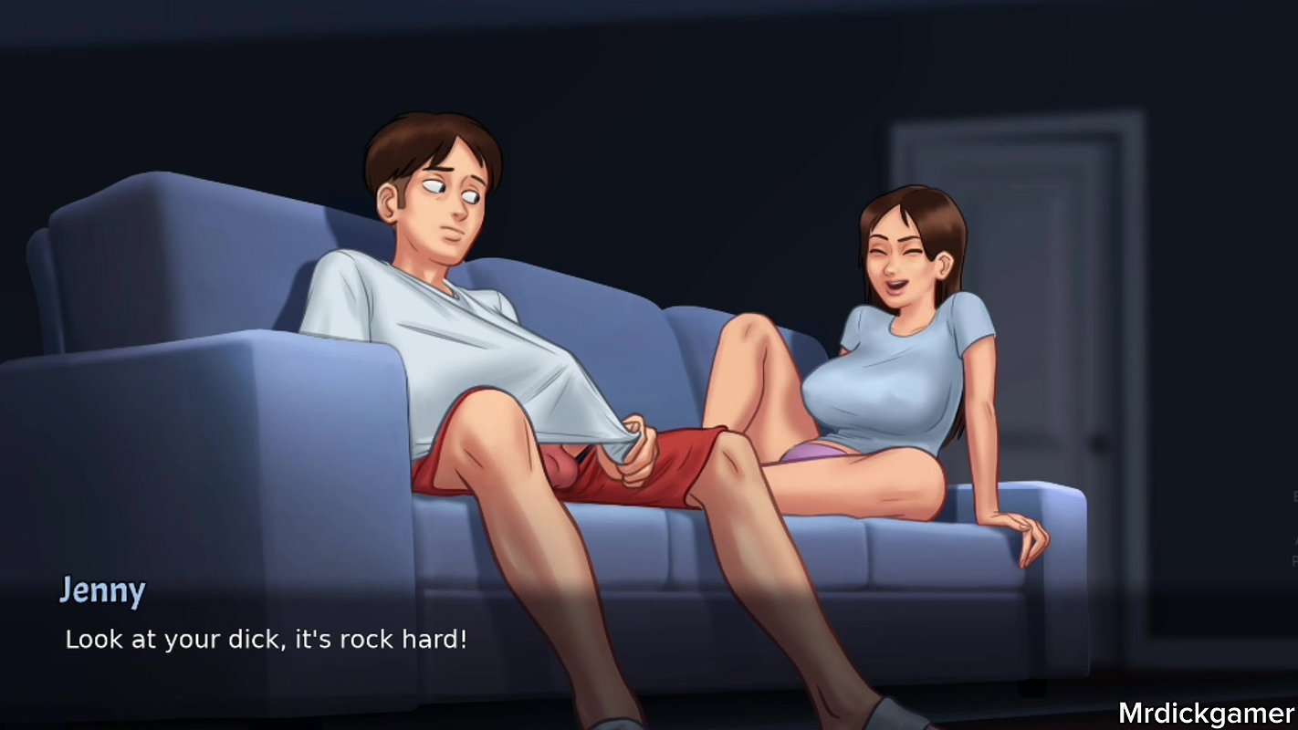 SUMMERTIME SAGA stepbrother marstubating as stepsister loves his cock and let’s him bang her