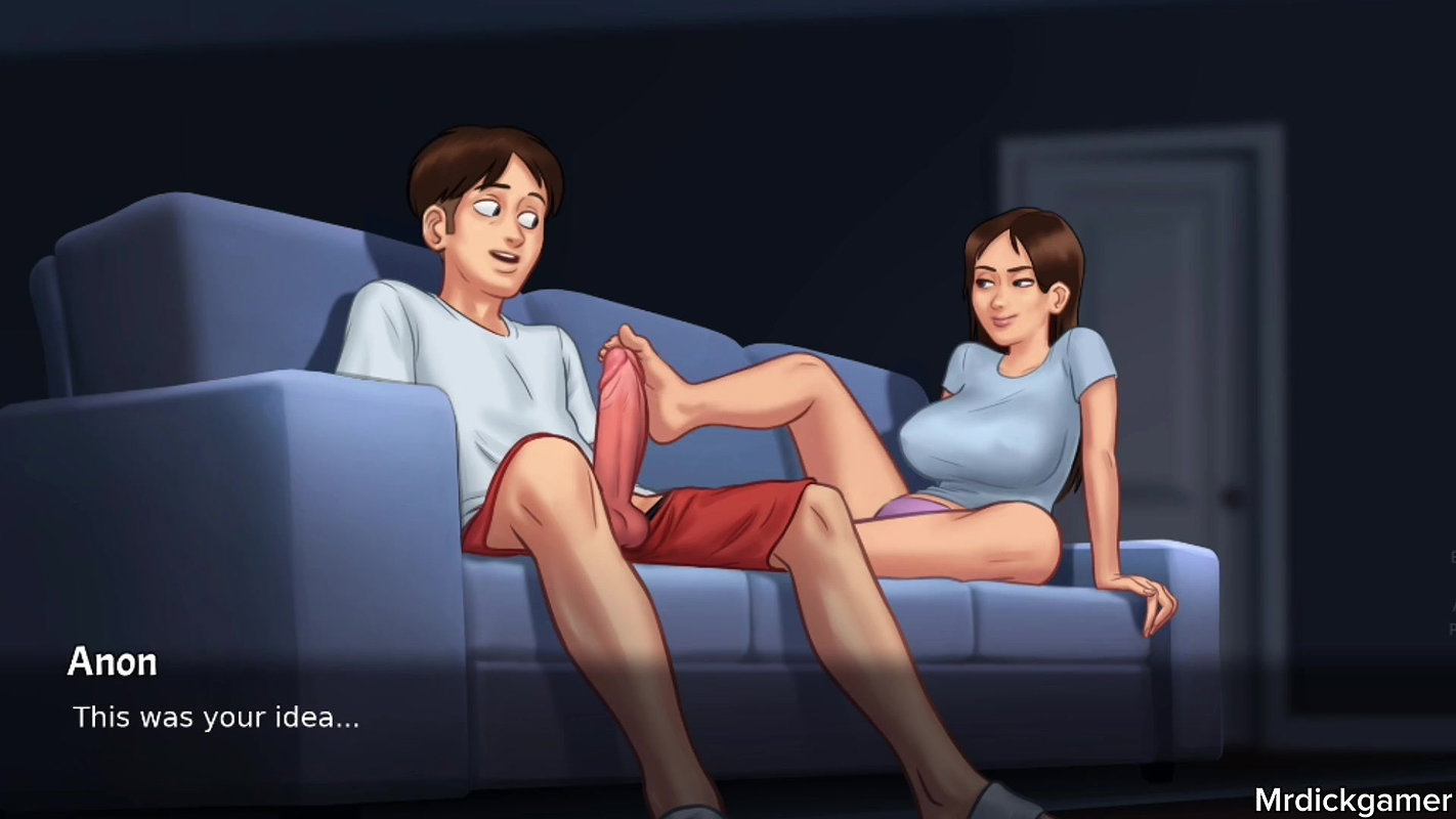 SUMMERTIME SAGA stepbrother marstubating as stepsister loves his cock and let’s him bang her