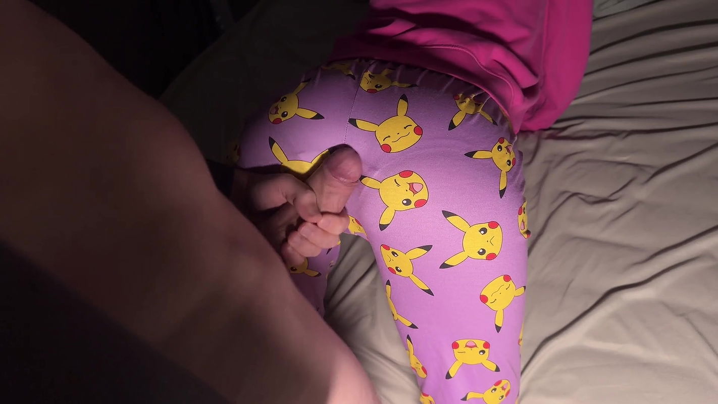 Stepbro rubs my ass innocently and cock slipped in    Kinky rubbing and Creamy Fuck