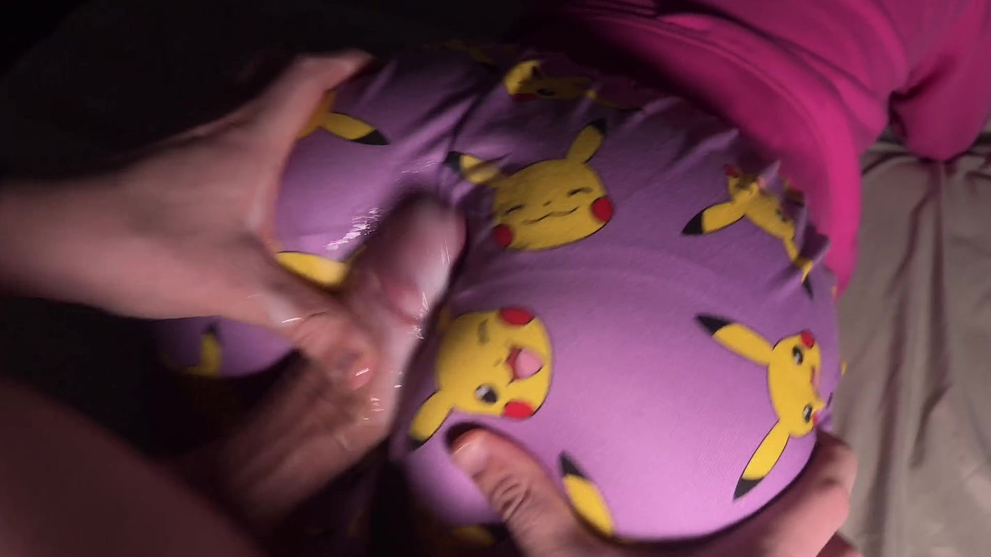 Stepbro rubs my ass innocently and cock slipped in    Kinky rubbing and Creamy Fuck