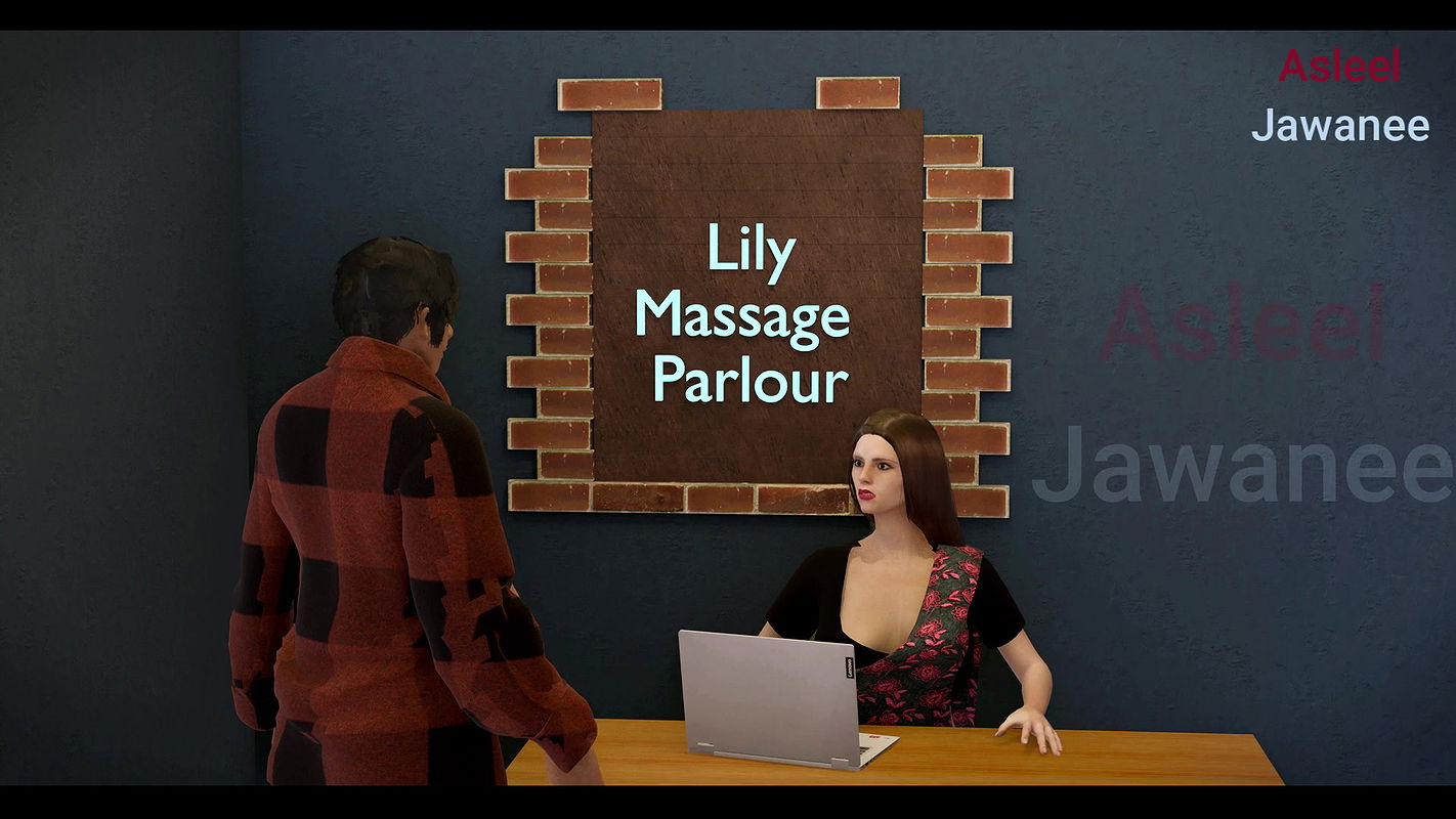 Sia fucked by her clients in Lily Massage parlour ( sia ko do customers ne chod dia Lily massage parlour main )
