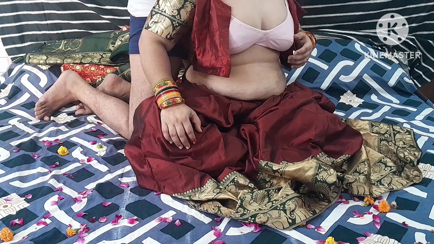 NEWLY MARRIED COUPLE CELEBRATE FIRST NIGHT IN HINDI