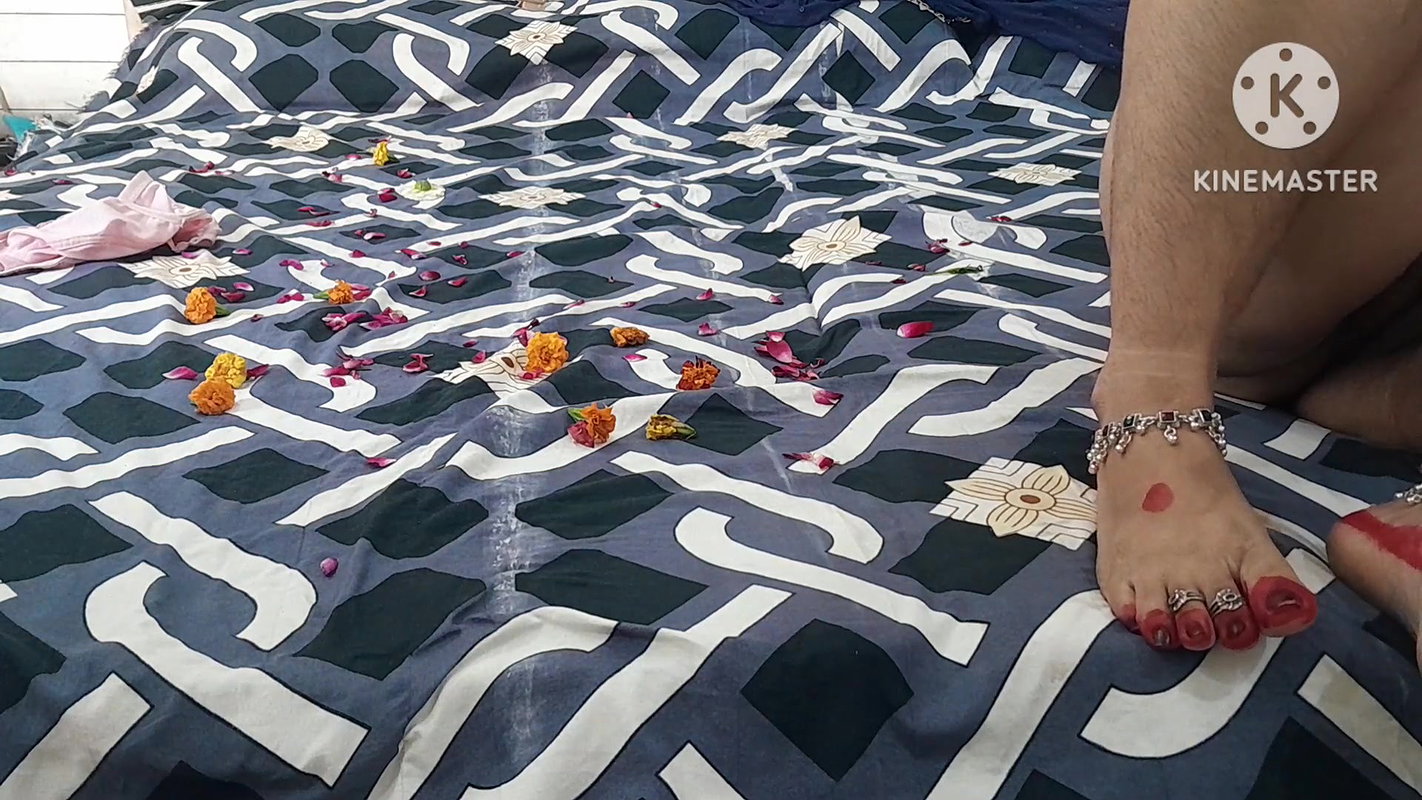 NEWLY MARRIED COUPLE CELEBRATE FIRST NIGHT IN HINDI