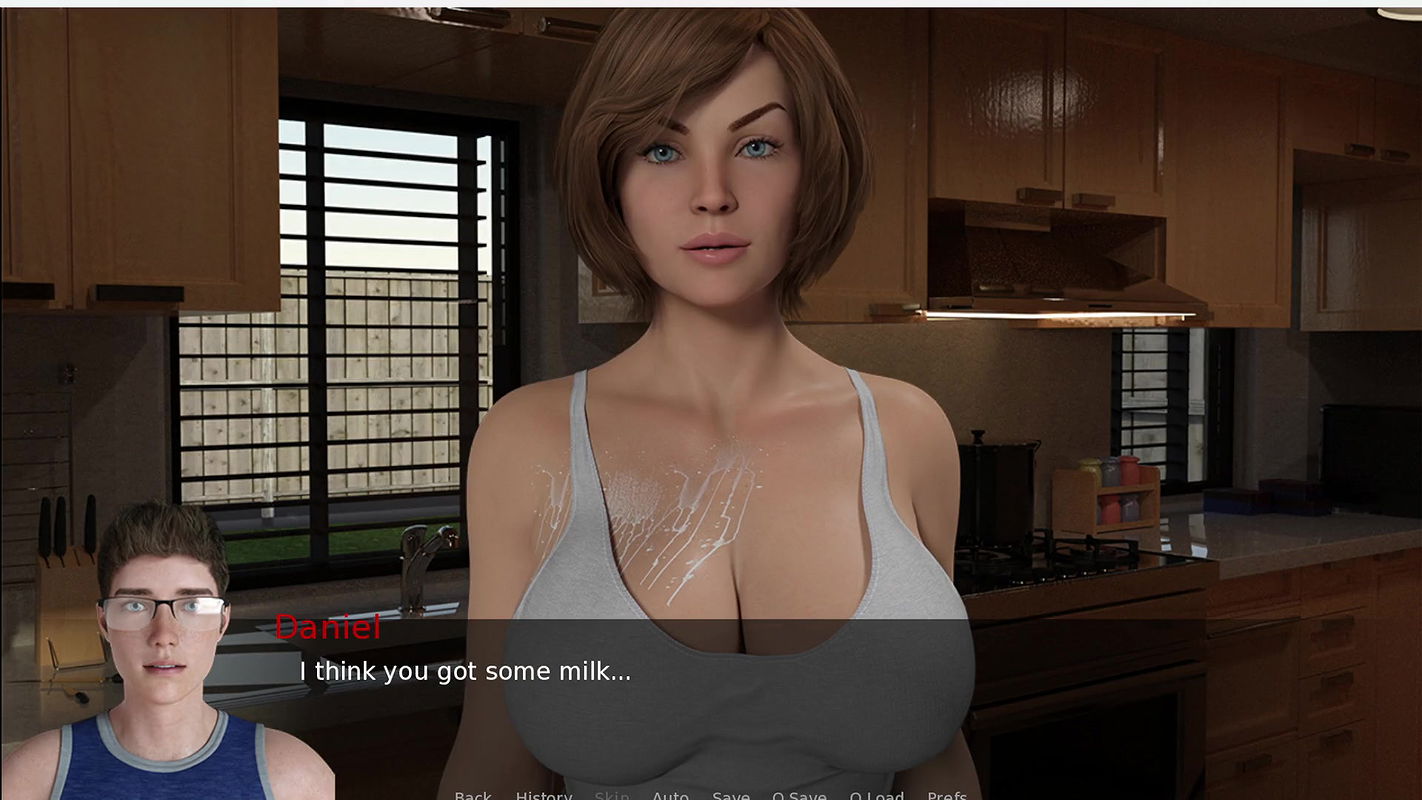 Melinda Spilled Milk Over Her Boobs