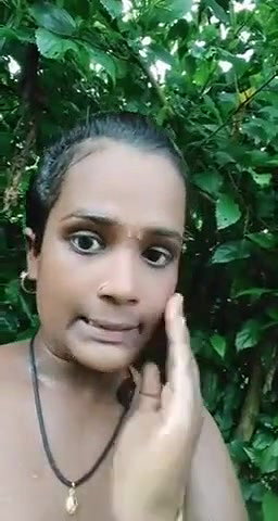 Village bhabhi outdoor bath