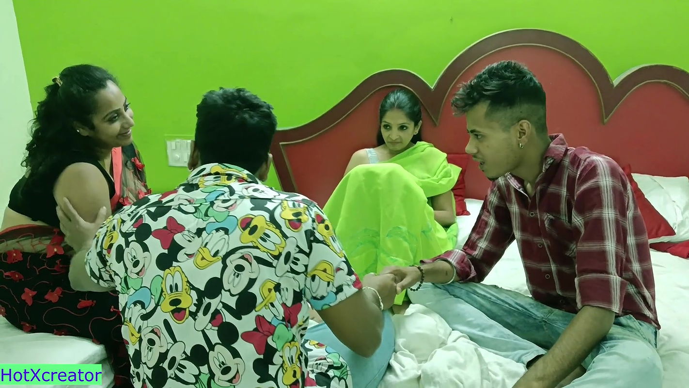 Indian Wife Swapping Sex! Exchange hot Wife with Friend