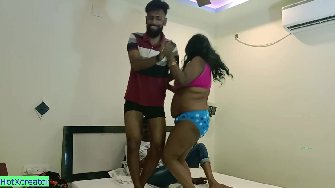 Indian hot naked dance and after party threesome sex!! Hindi sex