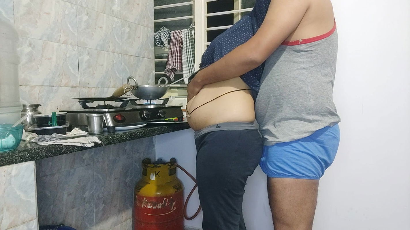 In kitchen romantic wife sex