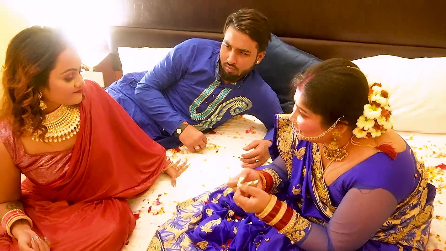 GRAND FUCKING IN WEEDING NIGHTS WITH HIS WIFES SISTER