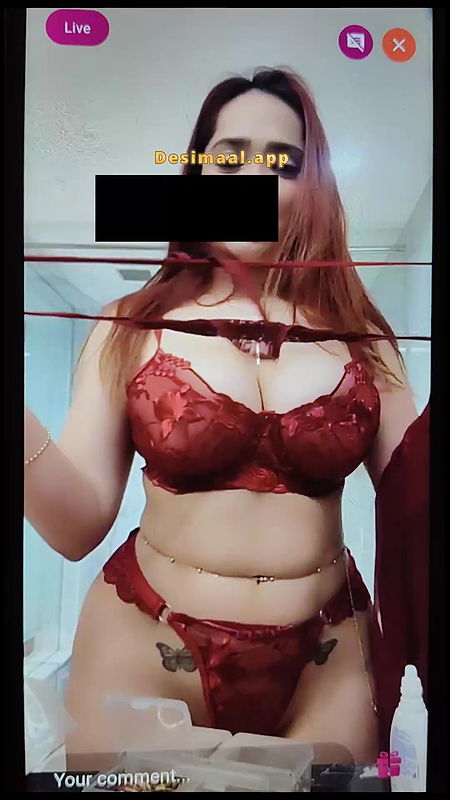 Red Lingerie – Aditi Mistry Live HD