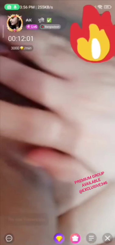 Bengali cute girl bristi in chamet with sound