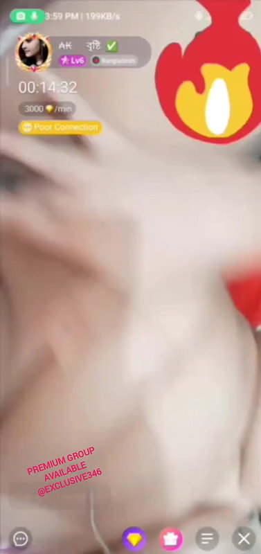 Bengali cute girl bristi in chamet with sound