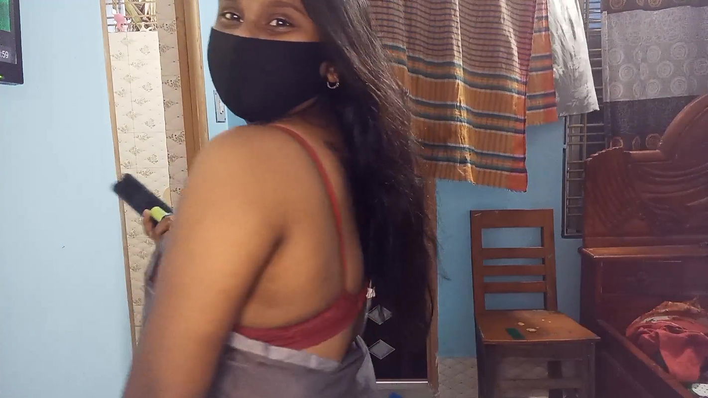 Desi girl sari dance with song