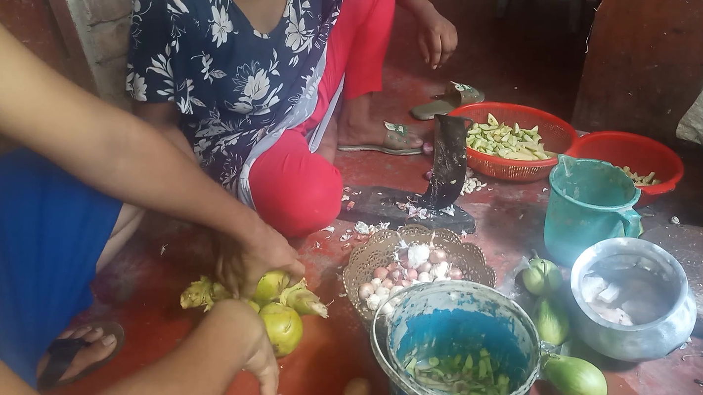 Desi vabi sobji cutting with bf