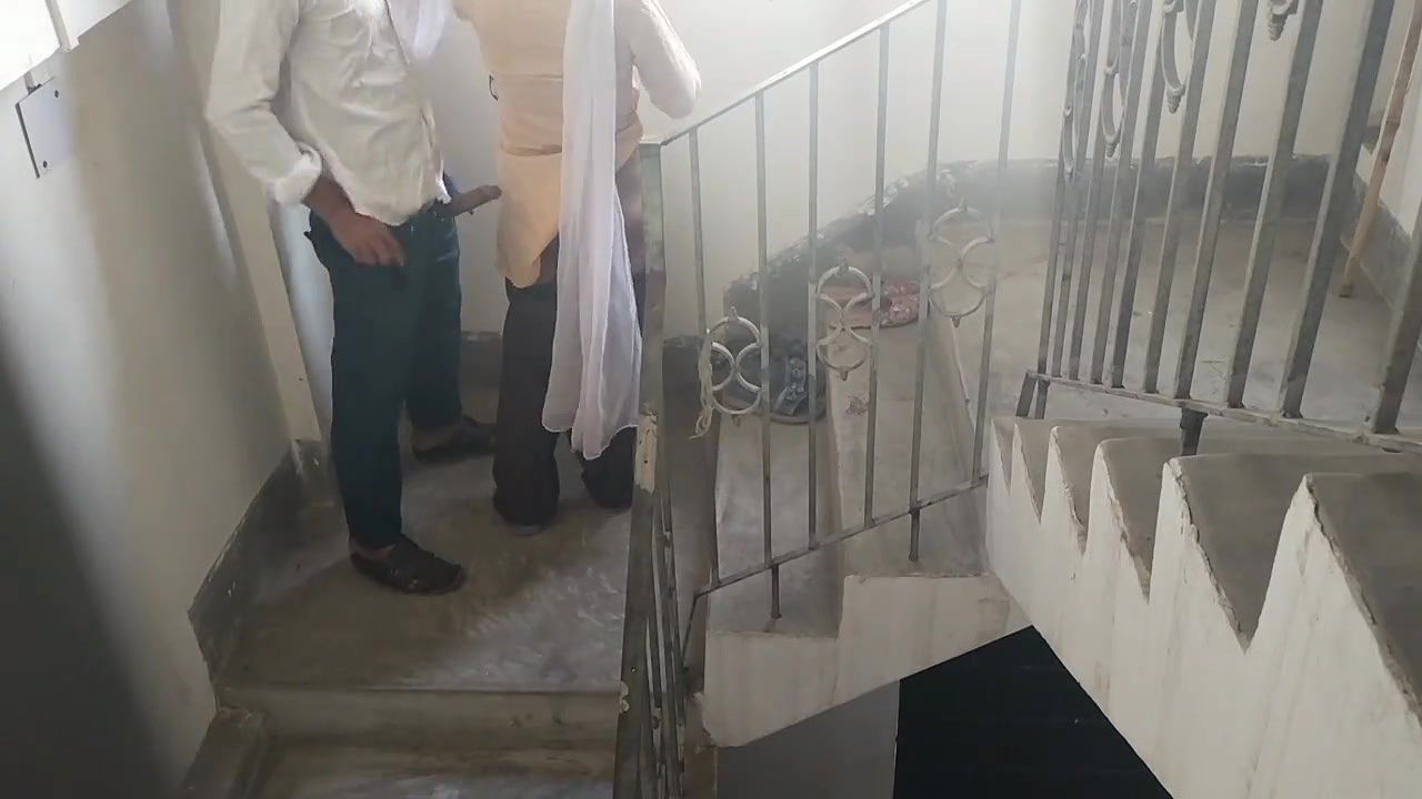 Student girl got her with her class teacher