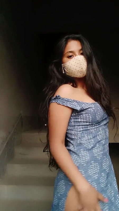 Darling girl playing with her pussy