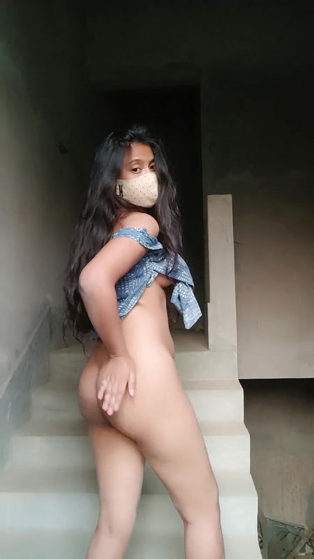 Darling girl playing with her pussy