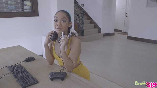 brattysis my step sis is a gamer girl long