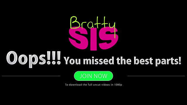 brattysis my stepsister is starving for cock long