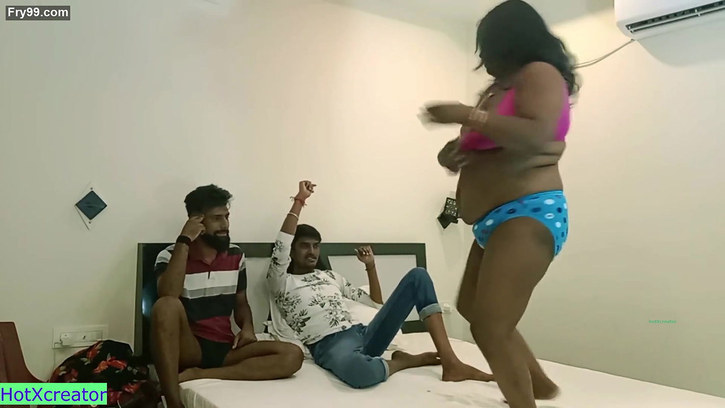 Indian hot naked dance and after party threesome sex!! Hindi sex