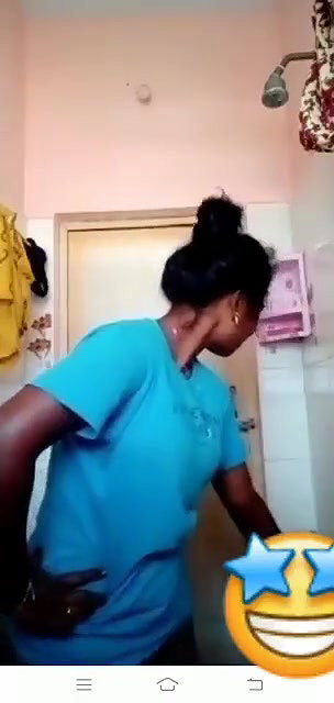TAMIL NEW MARRIED BHABHI SHOWING HER IN VC TO HER HUSBAND IN OFFICE