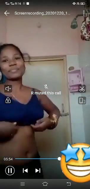 TAMIL NEW MARRIED BHABHI SHOWING HER IN VC TO HER HUSBAND IN OFFICE