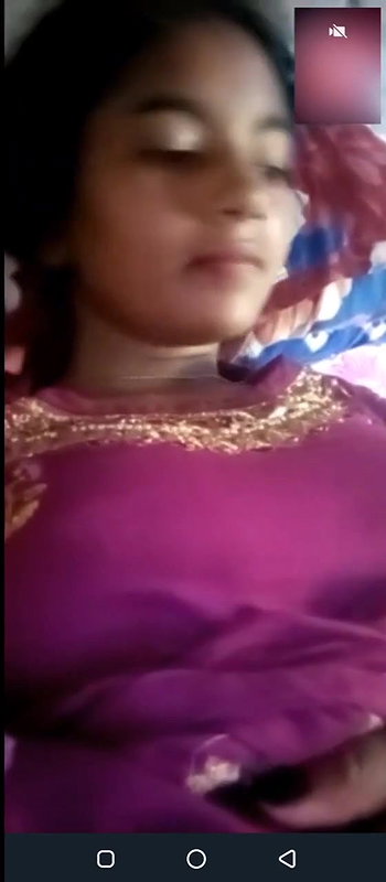 Cute Indian Girl Showing Lover