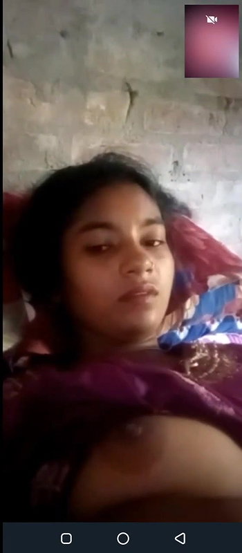 Cute Indian Girl Showing Lover