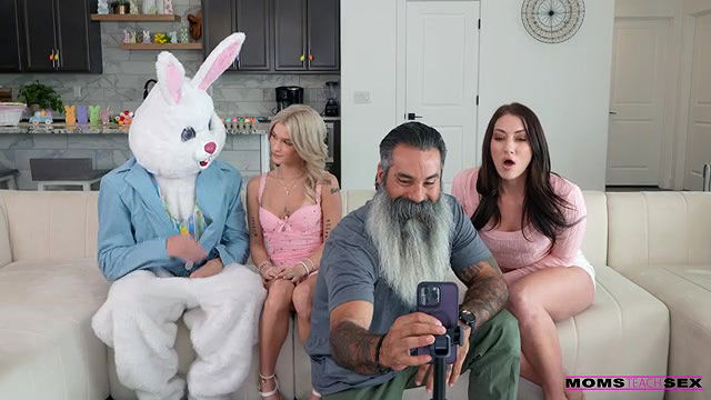 momsteachsex an easter fuck for stepmom and stepsis long